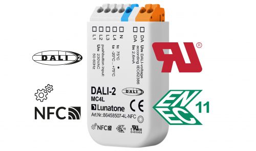 DALI MC4L Steuermodul 4 L-Eingänge | 86458507 DALI MC4L Control module with 4 L inputs | 86458507