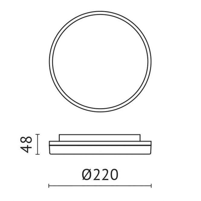 LED Wand- und Deckenanbauleuchten BLR