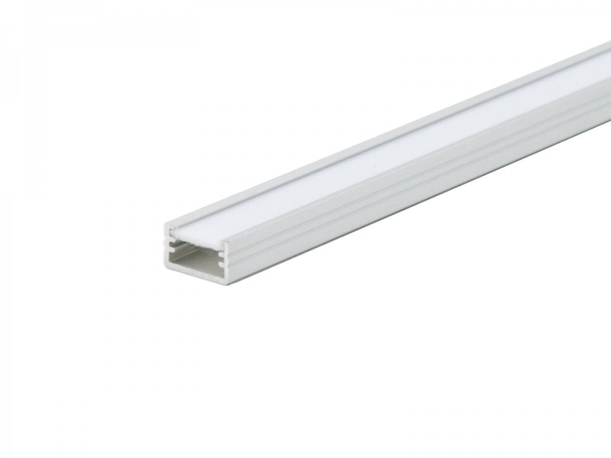 LED Alu U-Profil AL-PU2 7mm mit Abdeckung LED Alu U-Profile AL-PU2 7mm with Cover