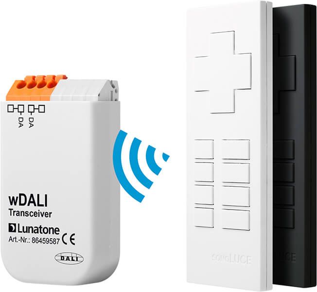 DALI radio remote + receiver DALI radio remote + receiver