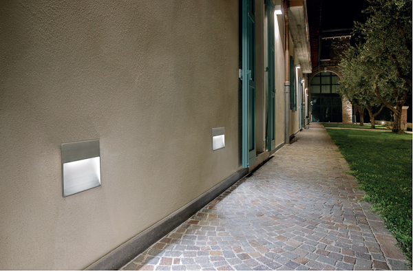 Außenleuchte Inszenierung