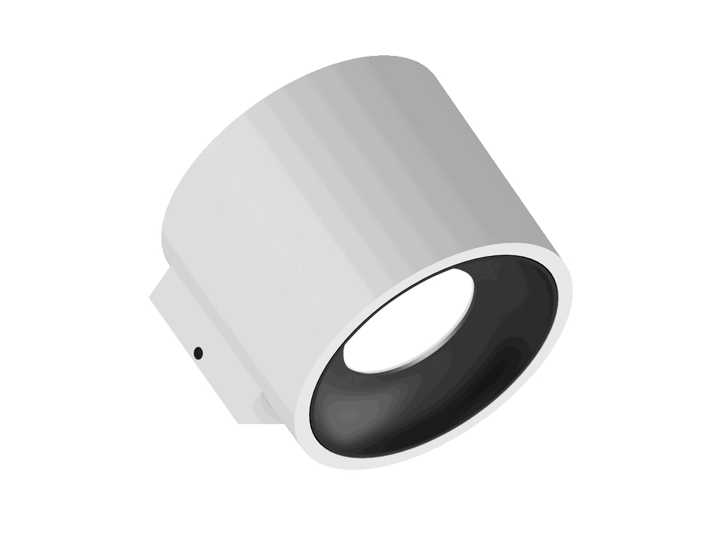 Picture - Fido WL 105D white black.jpg Illuxtron Fido WL 105 HV-FD - Wandleuchte