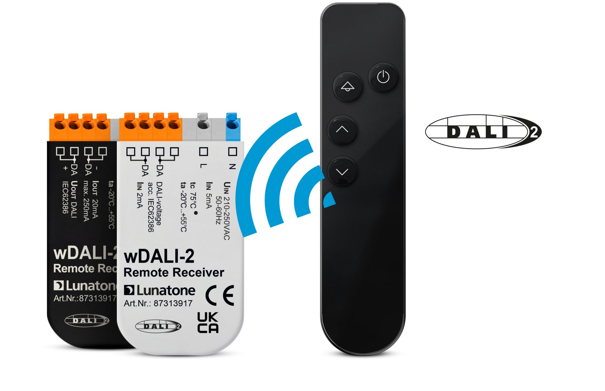 wDALI-2 Extra Long Range Remote und Receiver wDALI-2 Extra Long Range Remote und Receiver